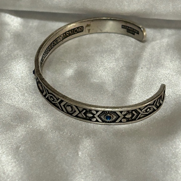 Alex and Ani Evil Eye Cuff Bracelet in Rafaelian Silver finish - Picture 4 of 6